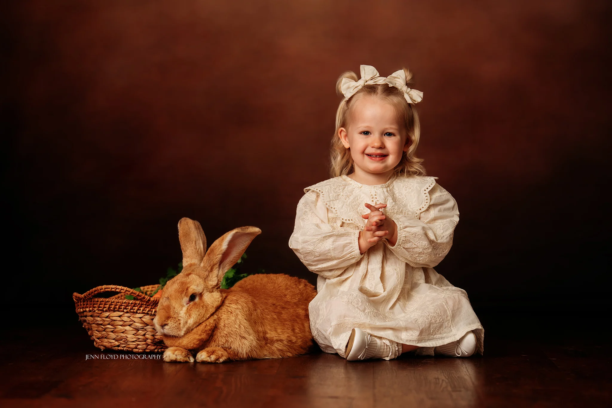 Kate Old Master Abstract Texture Light Brown Fleece Backdrop for Photography - Image 3