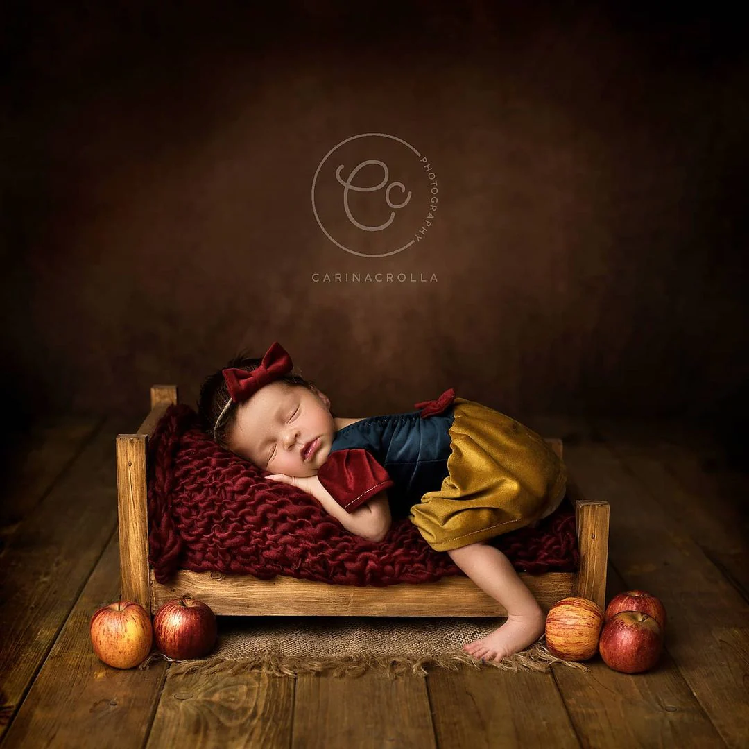 Kate Old Master Abstract Texture Light Brown Fleece Backdrop for Photography - Image 4
