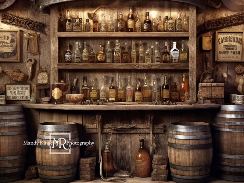 Kate Old Western Wine Wall Backdrop Designed by Mandy Ringe Photography - Image 5