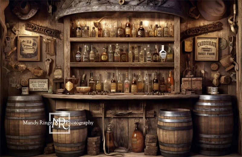 Kate Old Western Wine Wall Backdrop Designed by Mandy Ringe Photography - Image 6