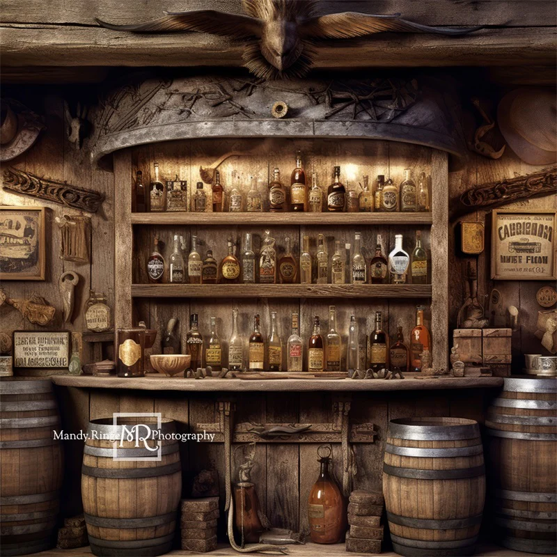 Kate Old Western Wine Wall Backdrop Designed by Mandy Ringe Photography - Image 7