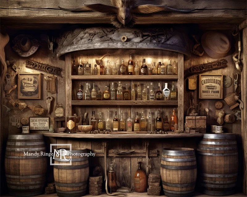 Kate Old Western Wine Wall Backdrop Designed by Mandy Ringe Photography - Image 8