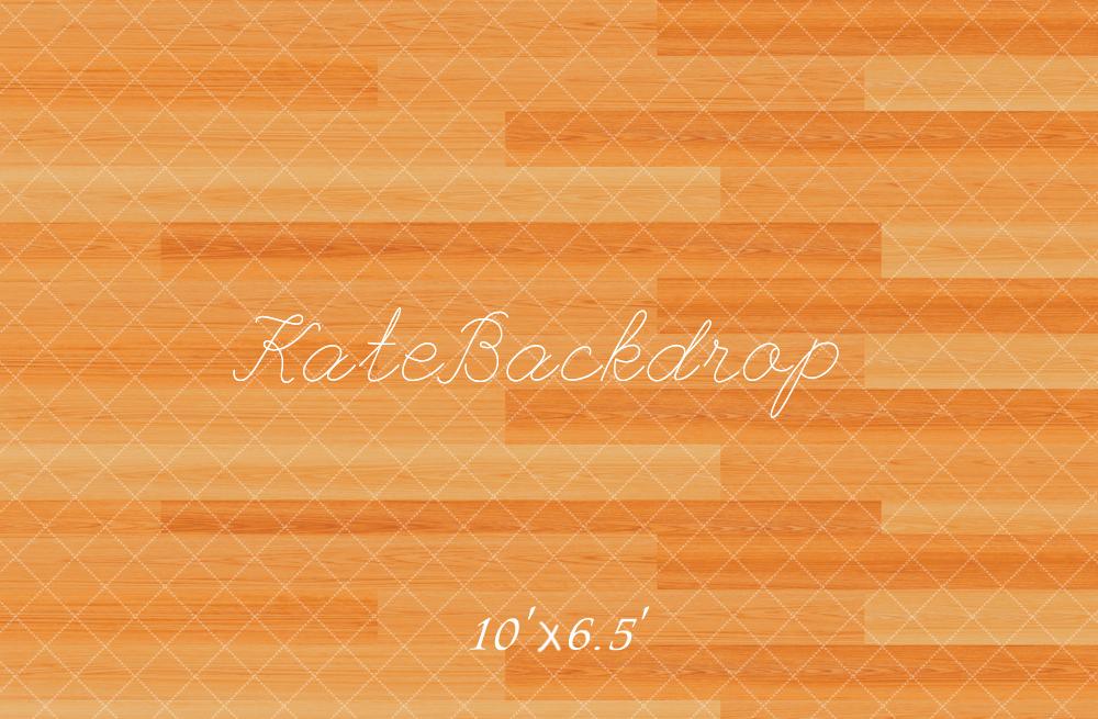 Kate Orange Wooden Floor Backdrop Designed by Kate Image - Image 4