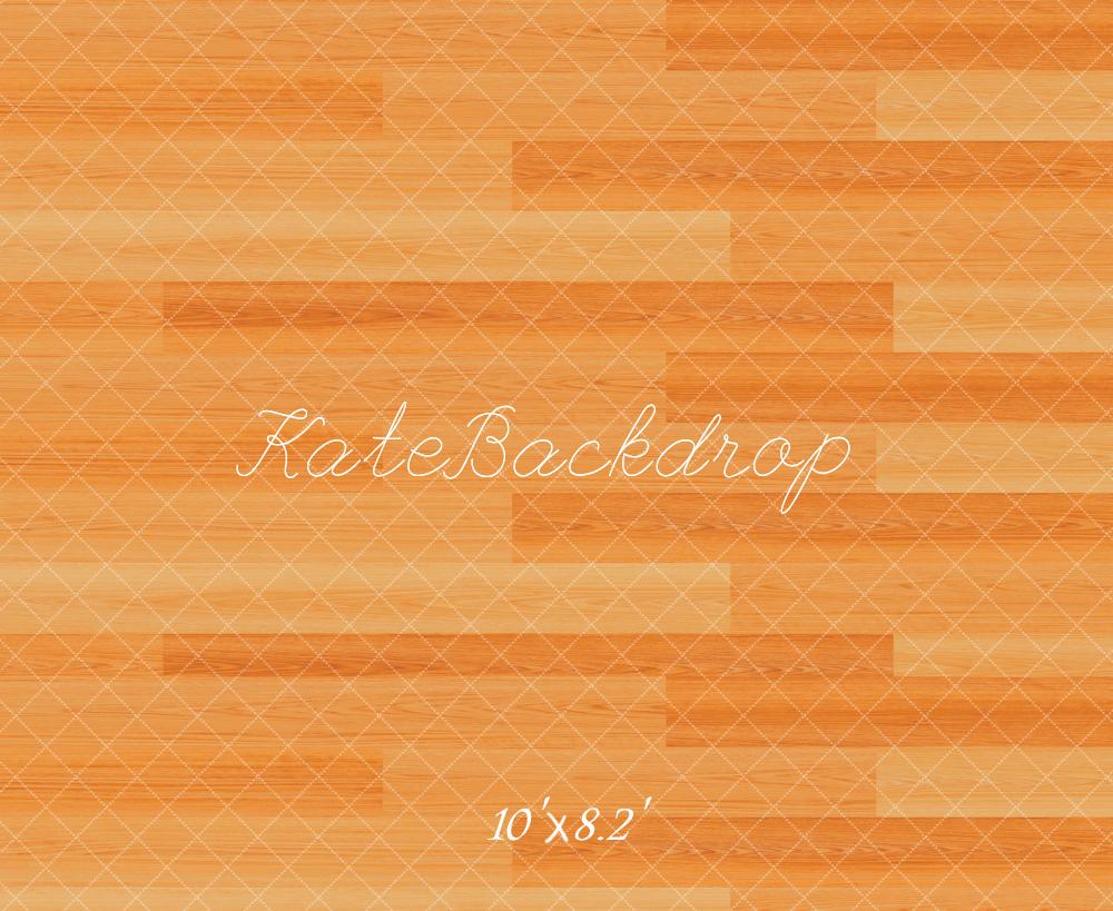 Kate Orange Wooden Floor Backdrop Designed by Kate Image - Image 5