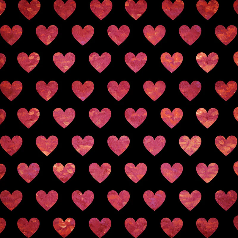 Kate Painted Heart Pattern Valentines Backdrop Designed By Mandy Ringe Photography - Image 4