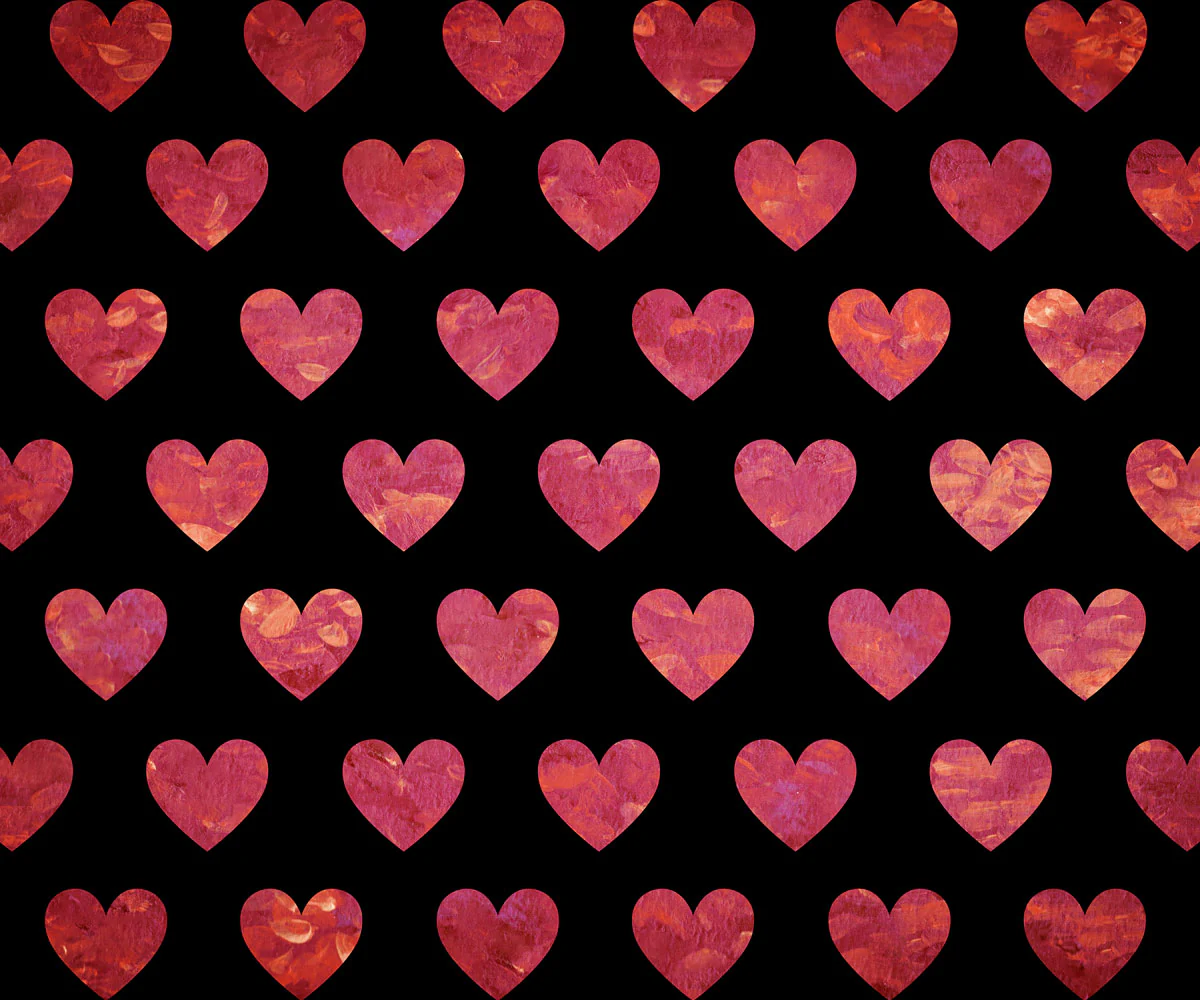 Kate Painted Heart Pattern Valentines Backdrop Designed By Mandy Ringe Photography - Image 5