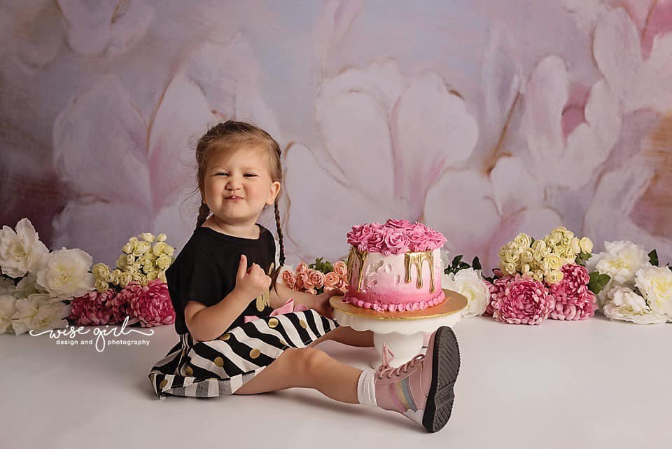 Kate Painting flowers Fine art Photography Backdrops - Image 3