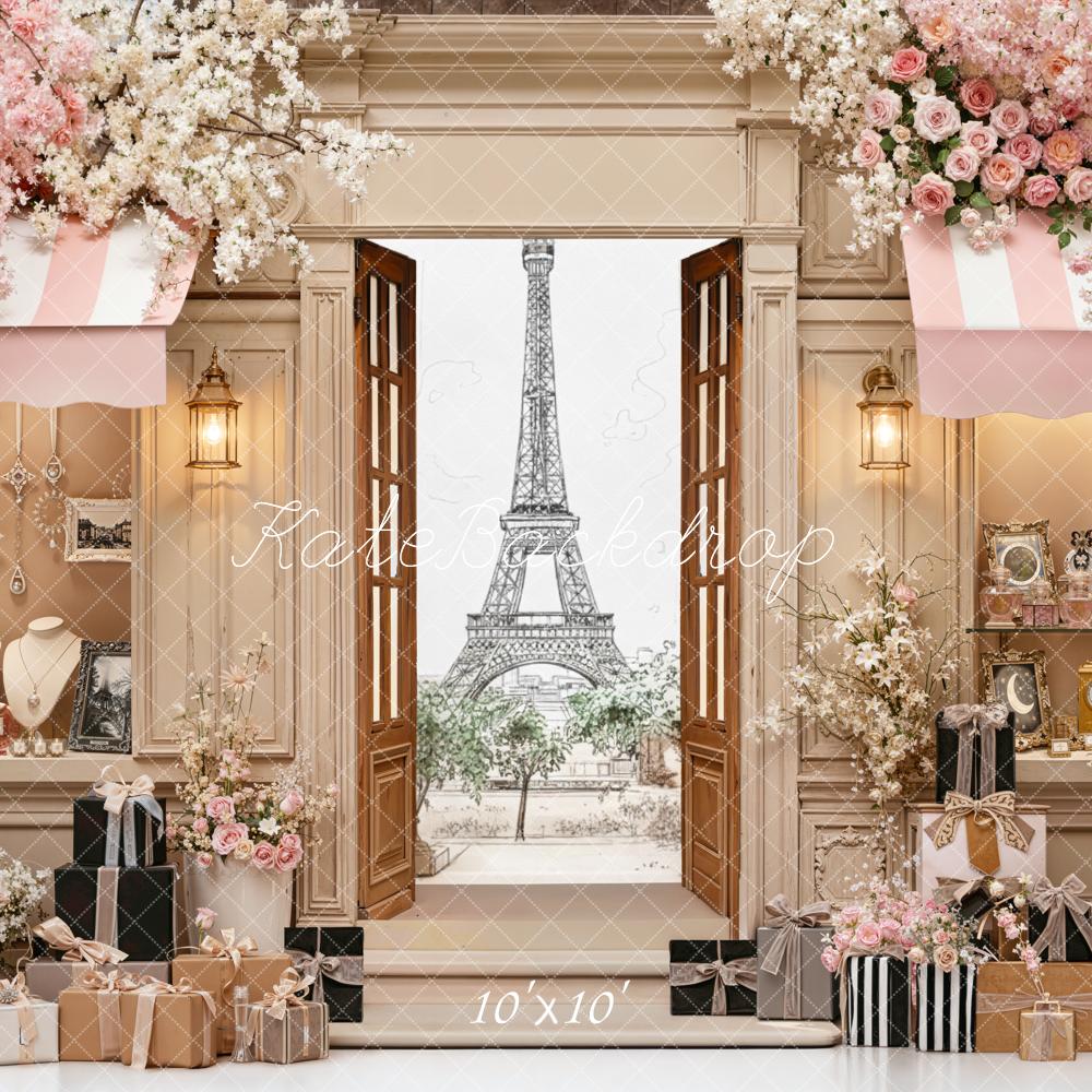 Kate Paris Eiffel Tower Jewellery Backdrop Designed by Chain Photography - Image 7