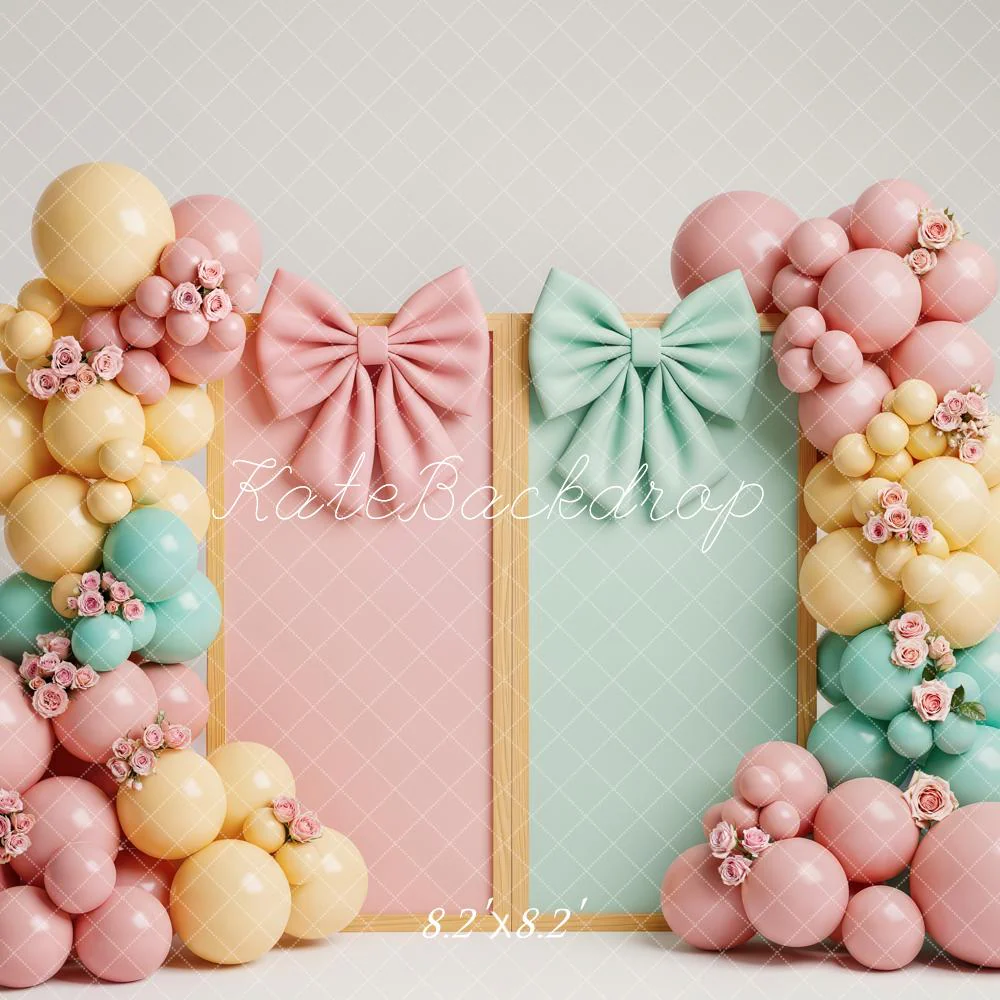 Kate Pastel Balloons Bows Panels Backdrop Designed by Patty Robert - Image 5