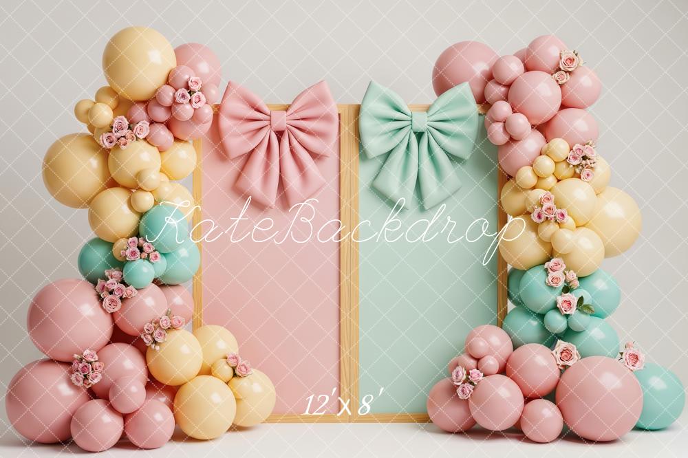 Kate Pastel Balloons Bows Panels Backdrop Designed by Patty Robert - Image 8