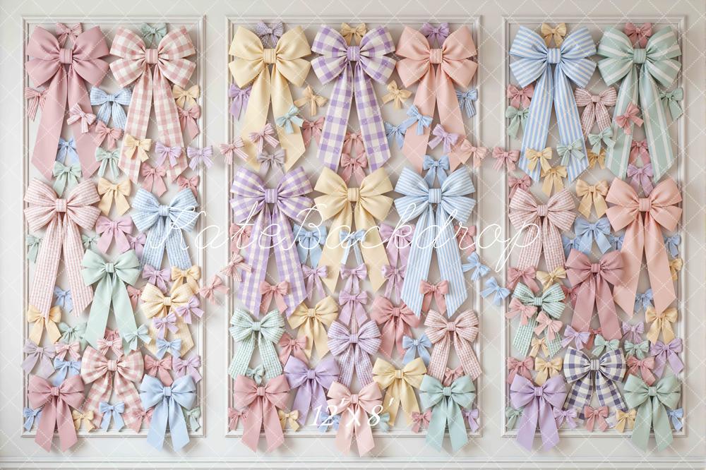 Kate Pastel Bows Wall Pattern Backdrop Designed by Mini MakeBelieve - Image 8