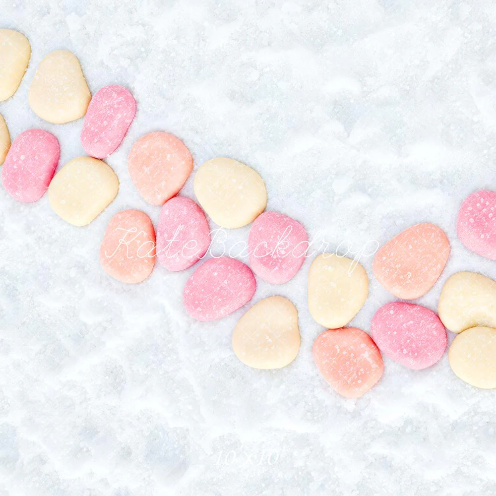 Kate Pastel Candies Snowy Floor Backdrop Designed by Patty Robert - Image 7