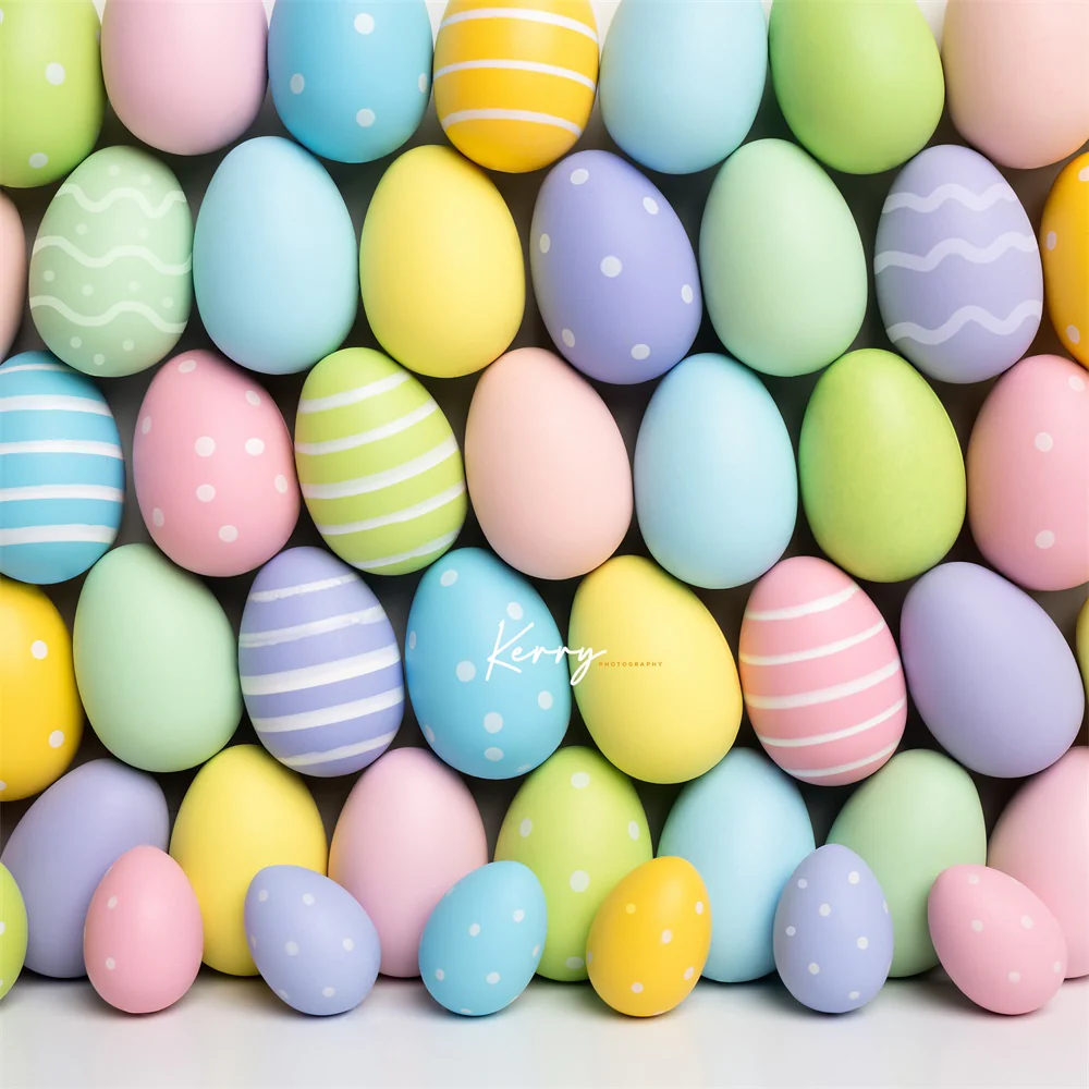 Kate Pastel Easter Egg Backdrop for Photography Designed by Kerry Anderson - Image 2