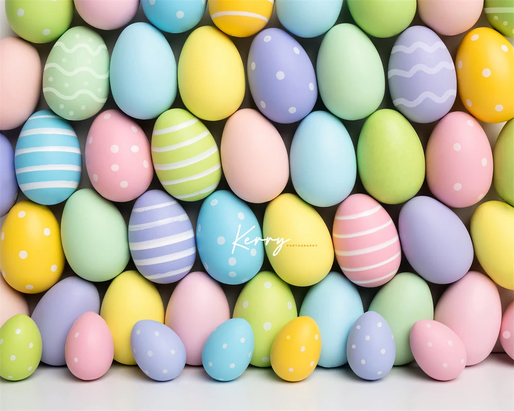 Kate Pastel Easter Egg Backdrop for Photography Designed by Kerry Anderson - Image 3