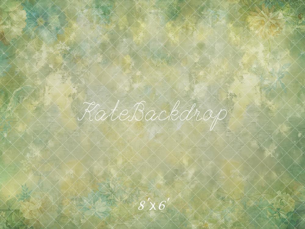 Kate Pastel Floral Fine Art Green Backdrop Designed by Kate Image - Image 3