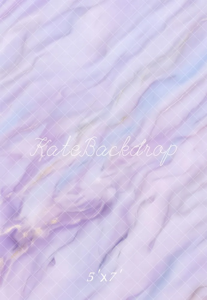 Kate Pastel Marble Texture Lilac Backdrop Designed by Kate image