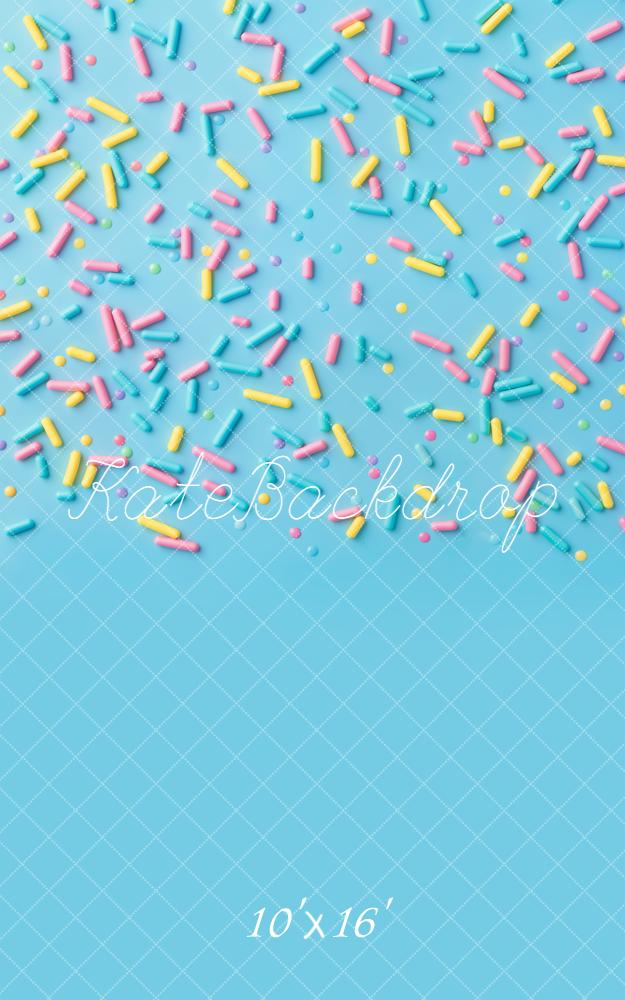 Kate Pastel Sprinkles Blue Backdrop Designed by Kate Image - Image 11