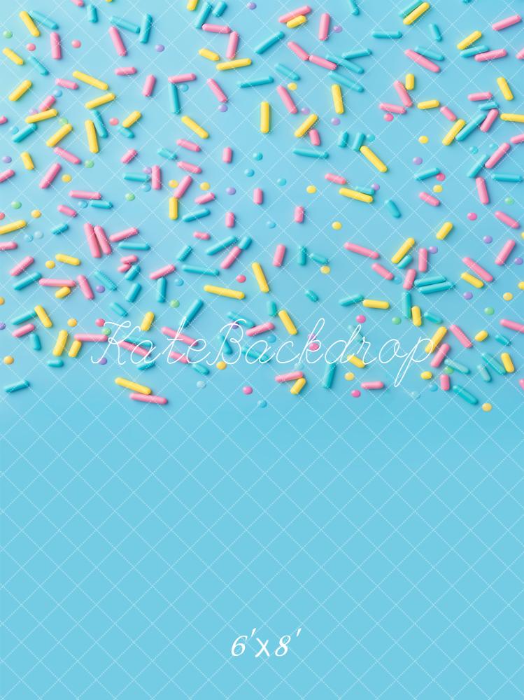 Kate Pastel Sprinkles Blue Backdrop Designed by Kate Image - Image 3