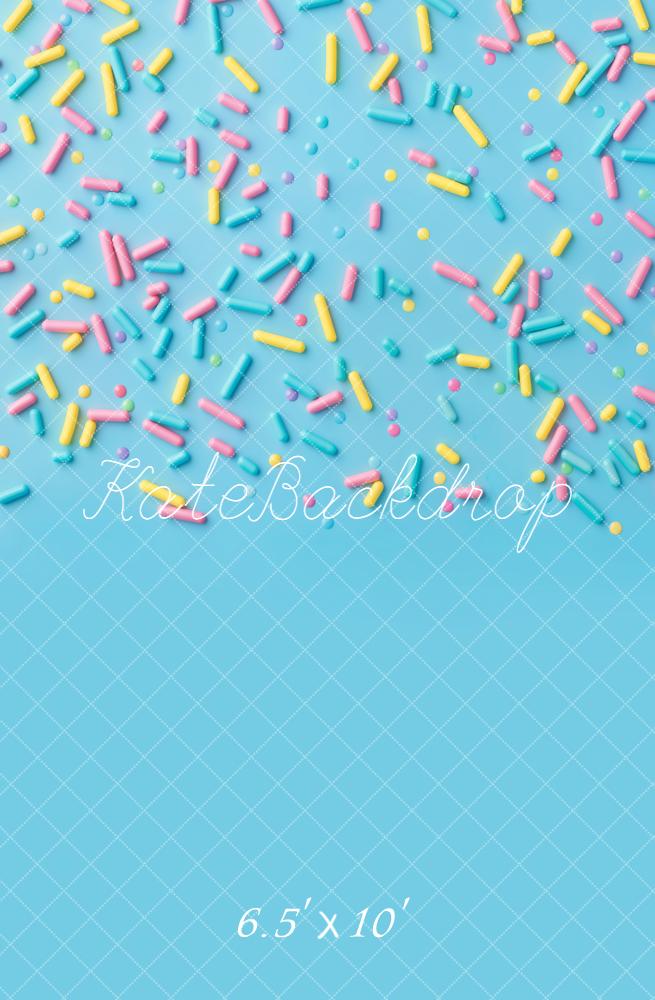 Kate Pastel Sprinkles Blue Backdrop Designed by Kate Image - Image 4