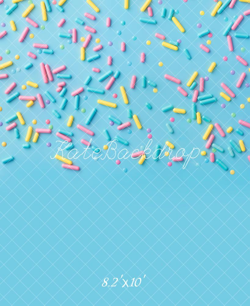 Kate Pastel Sprinkles Blue Backdrop Designed by Kate Image - Image 6