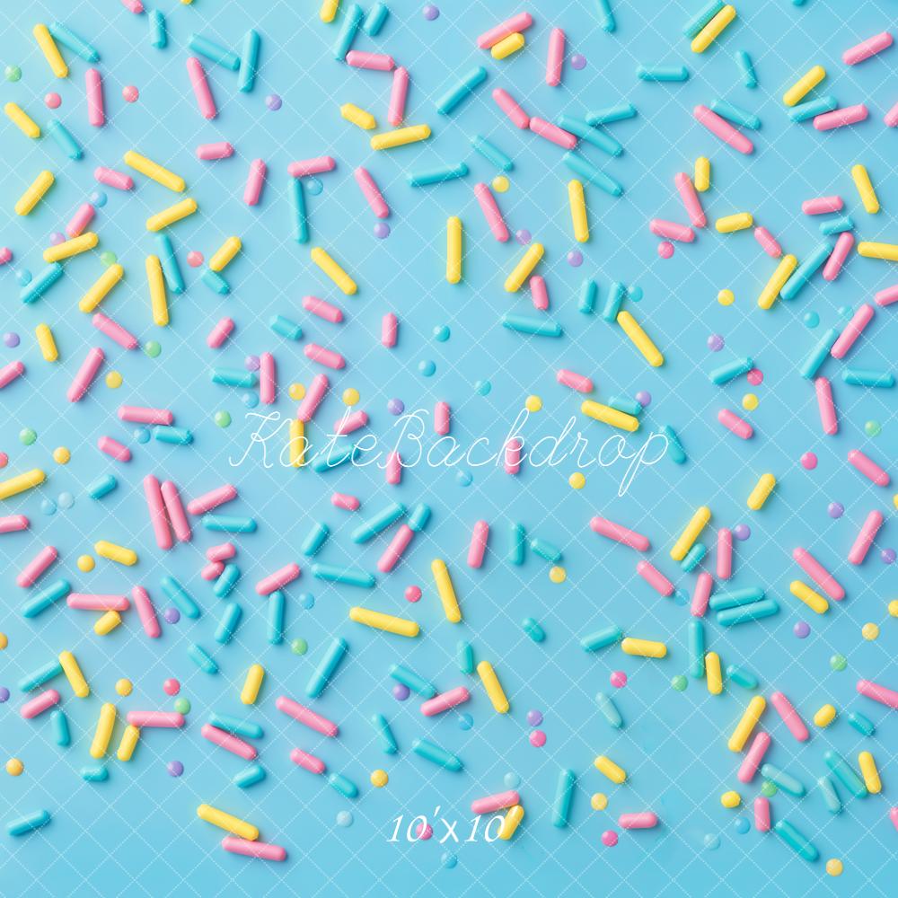 Kate Pastel Sprinkles Blue Backdrop Designed by Kate Image - Image 7