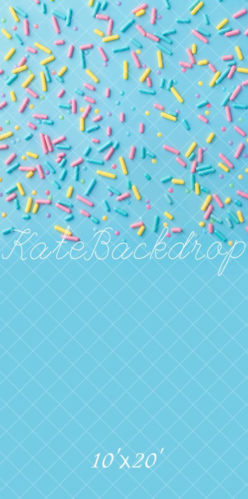 Kate Pastel Sprinkles Blue Backdrop Designed by Kate Image - Image 8