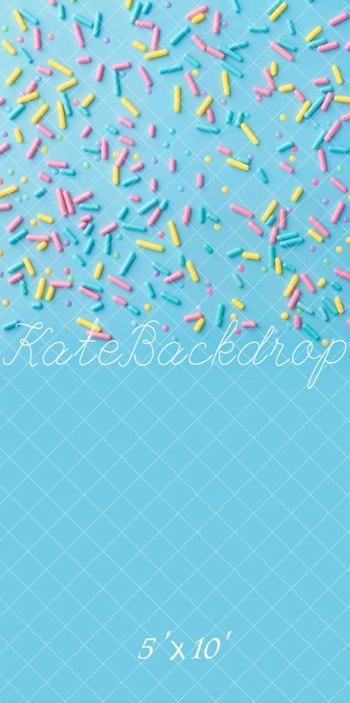 Kate Pastel Sprinkles Blue Backdrop Designed by Kate Image - Image 9