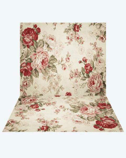 Kate Pattern Flower Backdrop+ Pattern Flower Rubber Floor Mat - Image 2