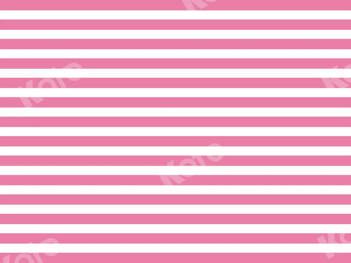 Kate Pink and White Stripe Photography Backdrop - Image 2