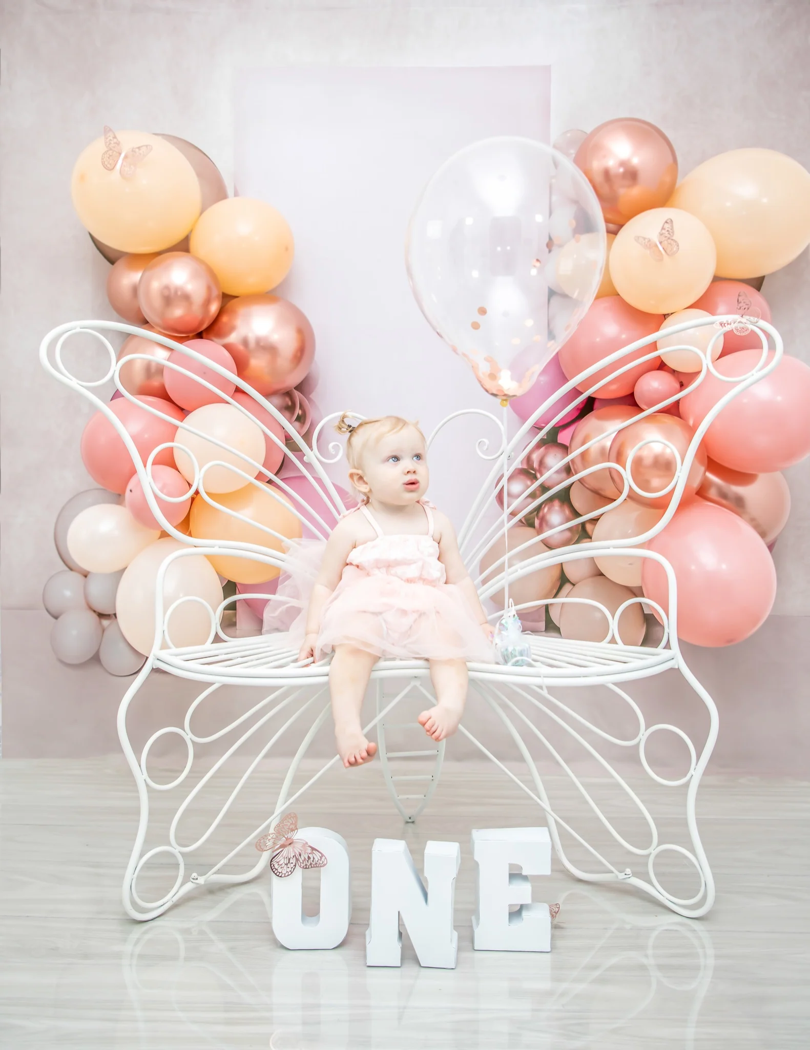 Kate Pink Balloons Birthday Backdrop Designed by Uta Mueller Photography - Image 4