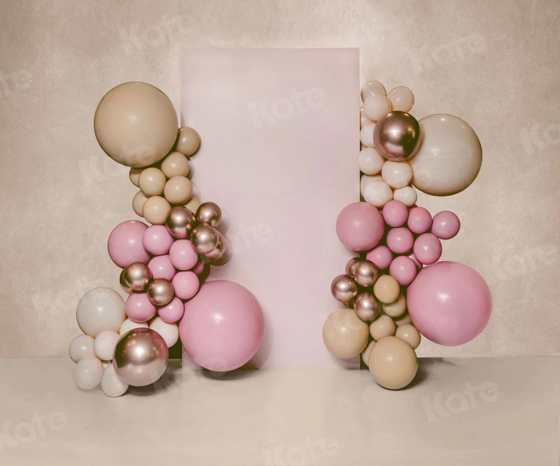 Kate Pink Balloons Birthday Backdrop Designed by Uta Mueller Photography - Image 6