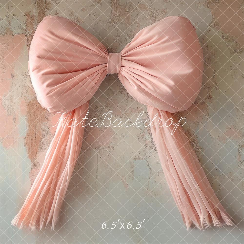 Kate Pink Big Bow Vintage Wall Backdrop Designed by Mini MakeBelieve - Image 2