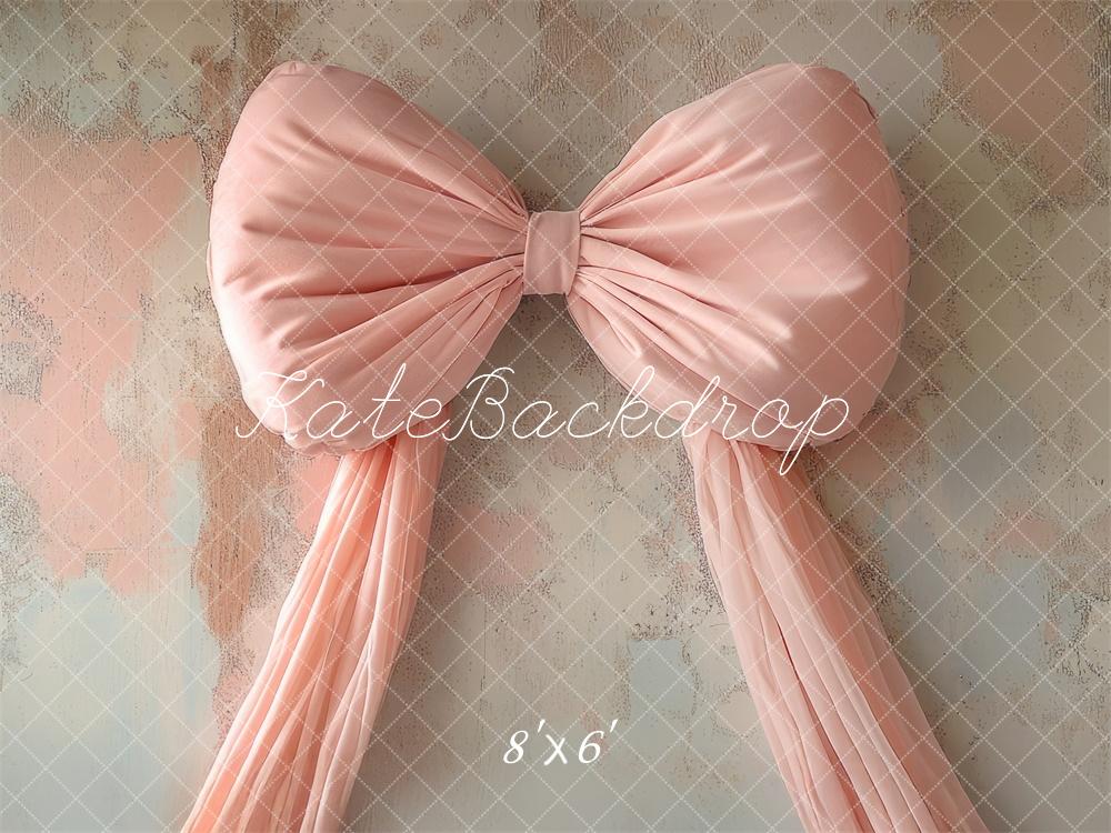 Kate Pink Big Bow Vintage Wall Backdrop Designed by Mini MakeBelieve - Image 3