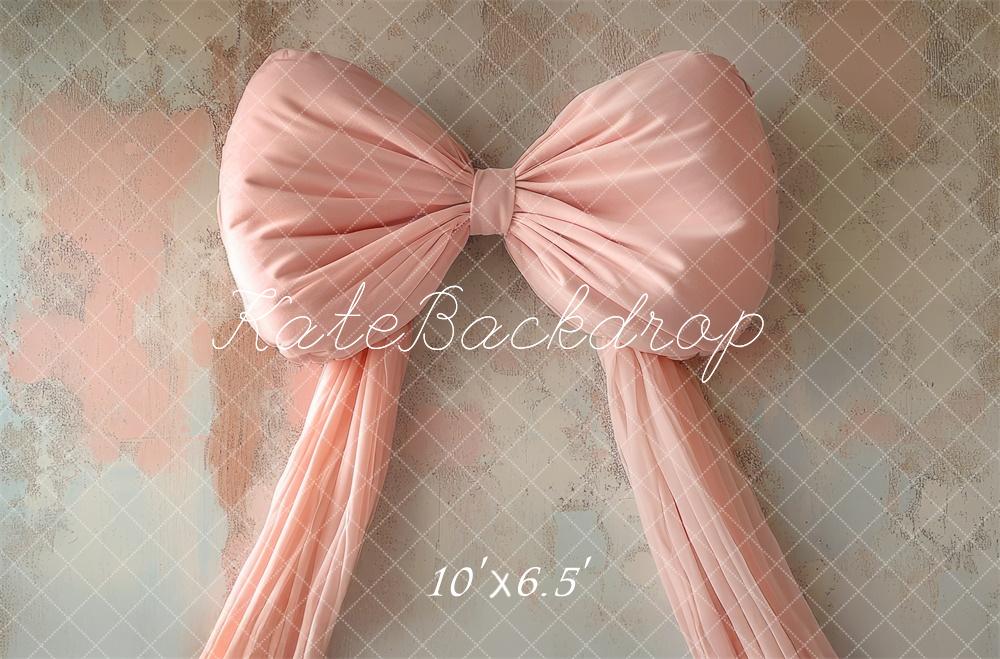 Kate Pink Big Bow Vintage Wall Backdrop Designed by Mini MakeBelieve - Image 4