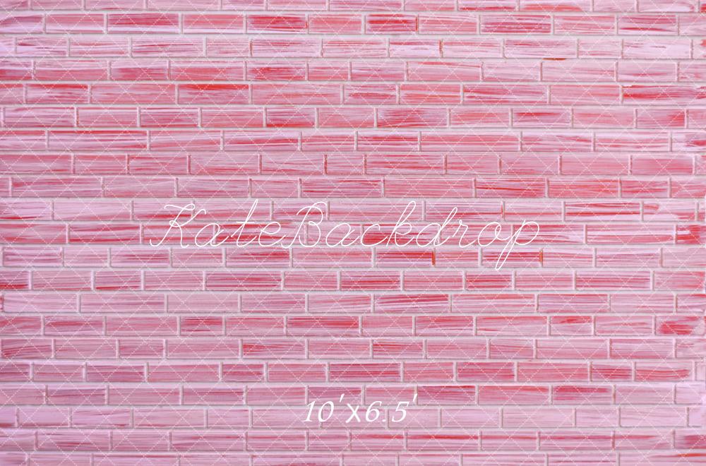 Kate Pink Brick Wall Backdrop Designed by Mini MakeBelieve - Image 4