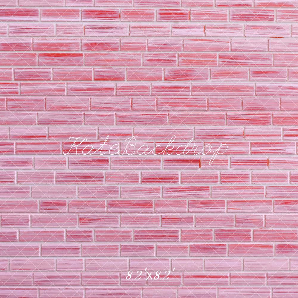 Kate Pink Brick Wall Backdrop Designed by Mini MakeBelieve - Image 5