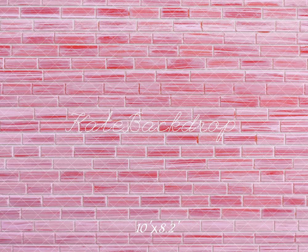 Kate Pink Brick Wall Backdrop Designed by Mini MakeBelieve - Image 6