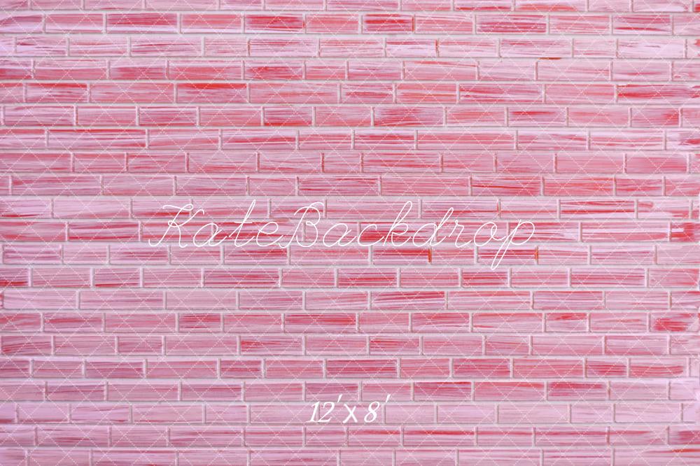 Kate Pink Brick Wall Backdrop Designed by Mini MakeBelieve - Image 8