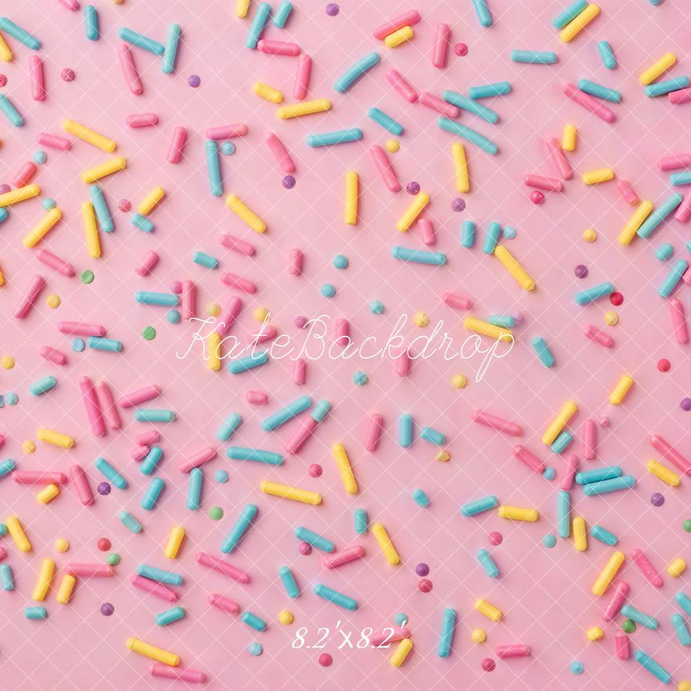 Kate Pink Candy Sprinkles Backdrop Designed by Kate Image - Image 5