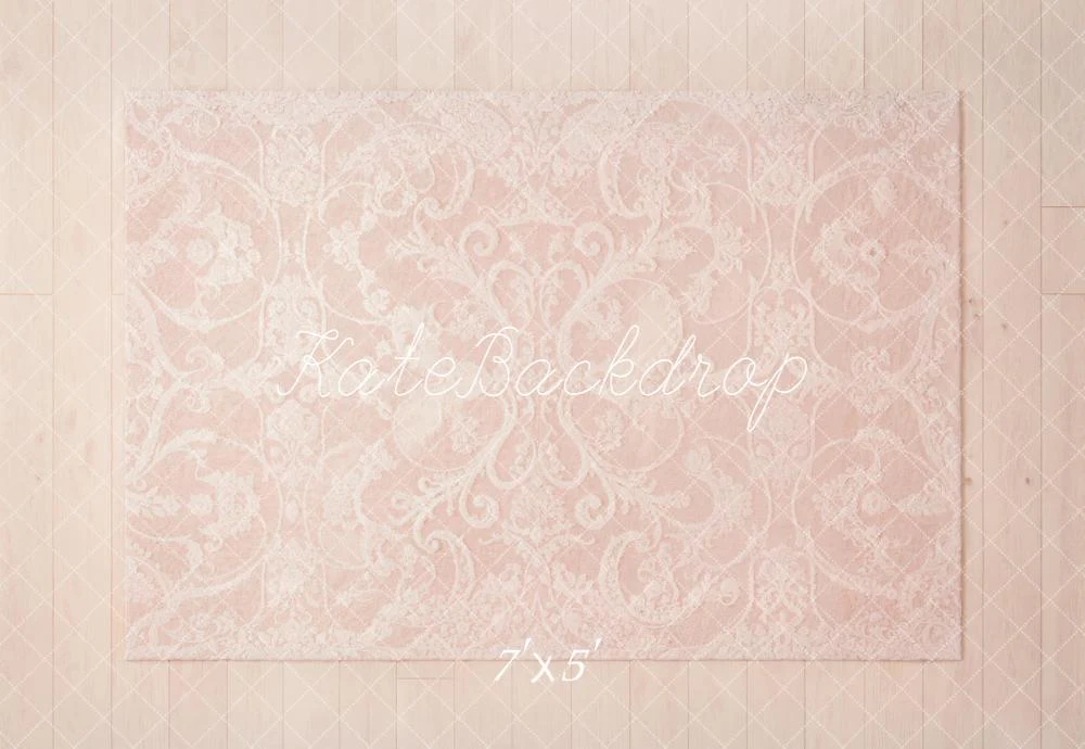 Kate Pink Damask Floor Backdrop Designed by Kate Image