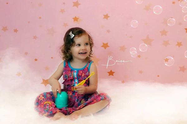 Kate Pink Dream Stars Children Backdrop Designed by JFCC - Image 6