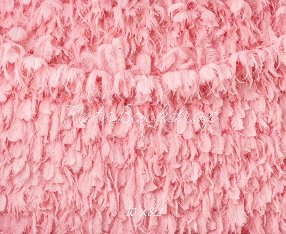 Kate Pink Feather Layers Backdrop Designed by Patty Robert - Image 6
