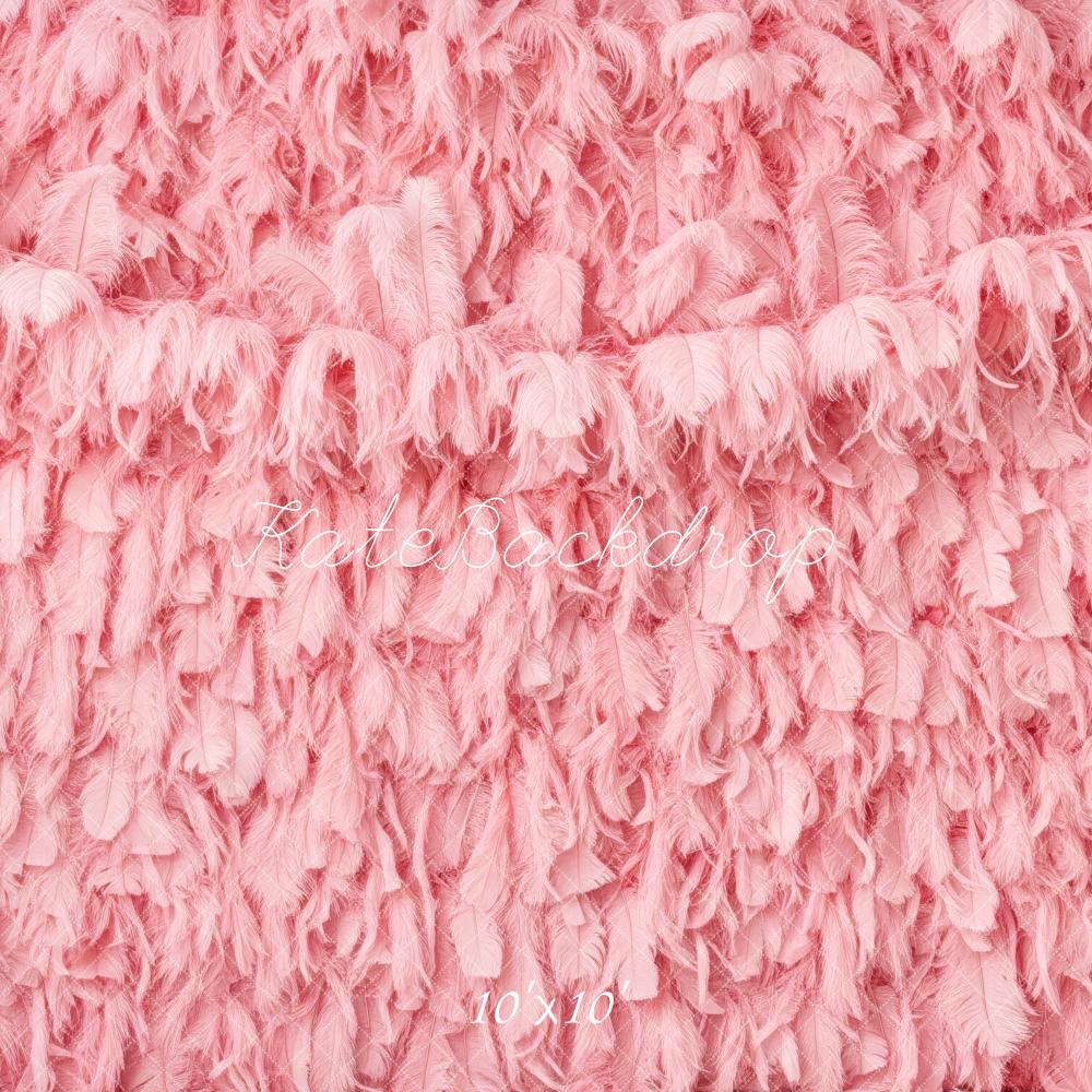 Kate Pink Feather Layers Backdrop Designed by Patty Robert - Image 7
