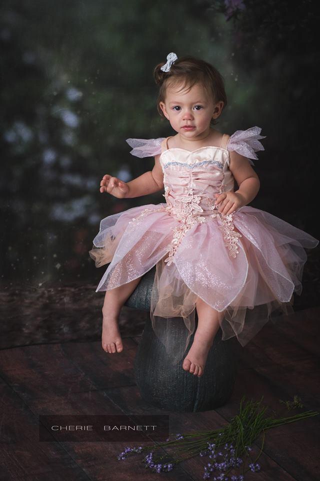 Kate Pink Flower Garden Fairy Lights spring Backdrop Designed by Pine Park Collection - Image 6