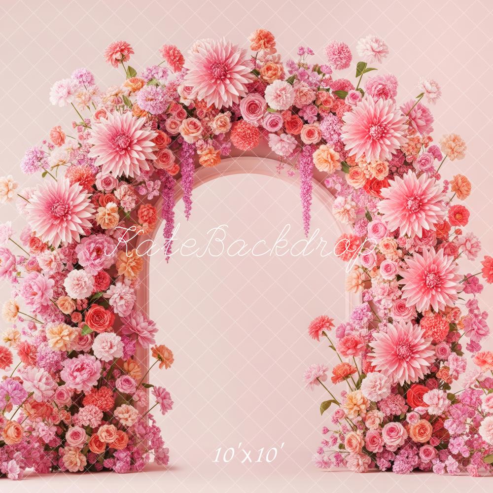 Kate Pink Flower Arch Backdrop Designed by Patty Robert - Image 7