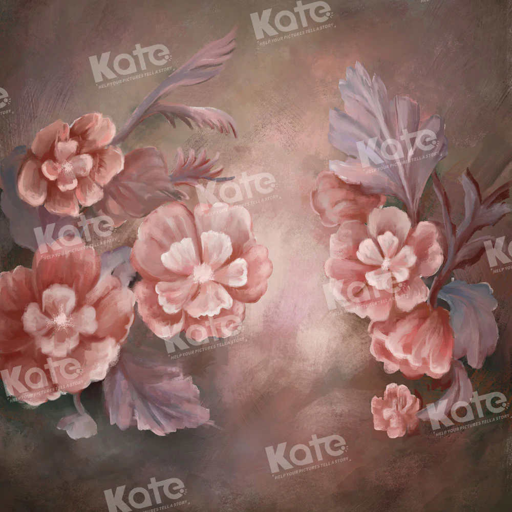 Kate Pink Flower Fine Art Backdrop Designed by GQ - Image 3