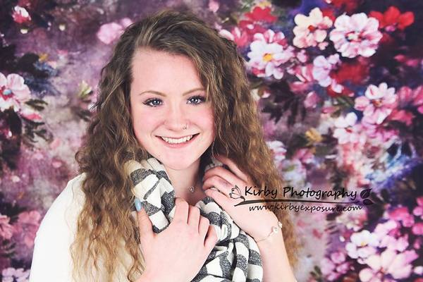 Kate Pink Flower Dark Color Backdrops for Photography - Image 10