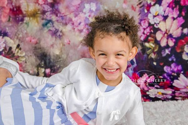 Kate Pink Flower Dark Color Backdrops for Photography - Image 6