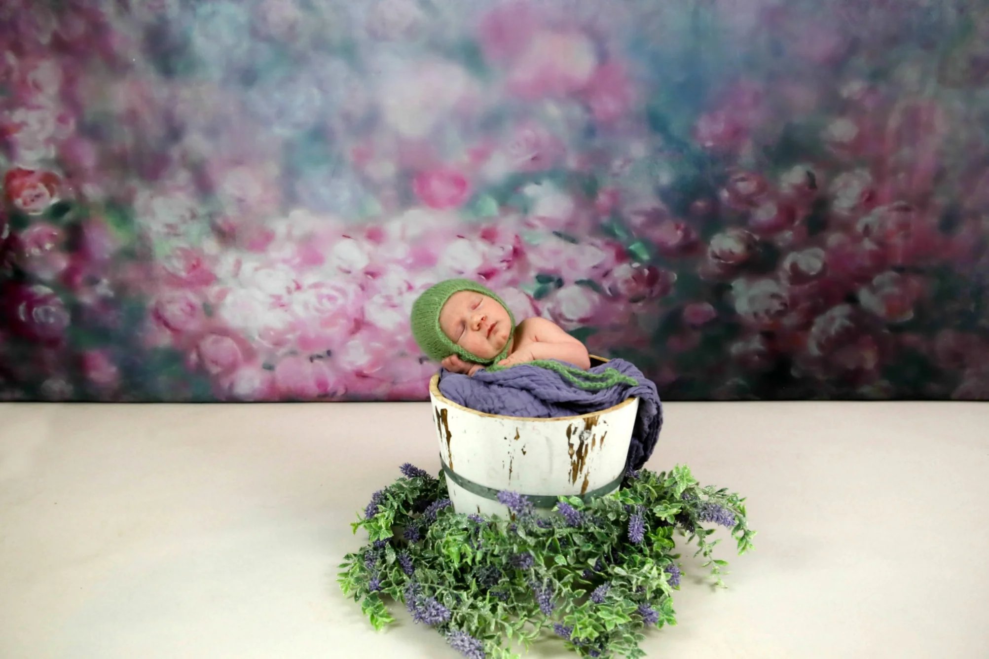 Kate Pink Flowers Valentine's Day Abstract Portrait Photography Backdrops - Image 17