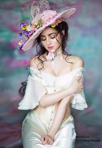 Kate Pink Flowers Valentine's Day Abstract Portrait Photography Backdrops - Image 7